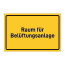 Raum für Belüftungsanlage