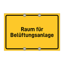 Raum für Belüftungsanlage