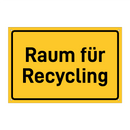 Raum für Recycling