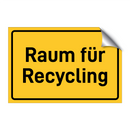 Raum für Recycling