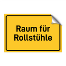 Raum für Rollstühle