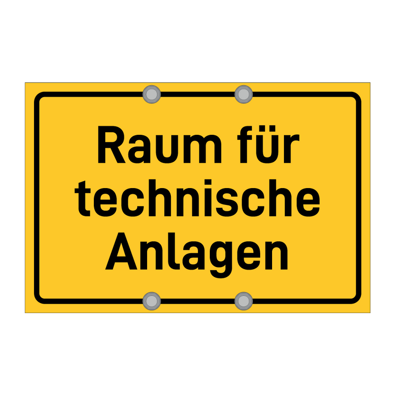 Raum für technische Anlagen