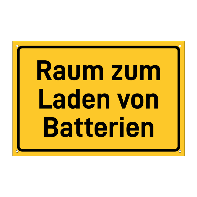 Raum zum Laden von Batterien