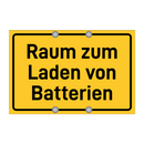 Raum zum Laden von Batterien
