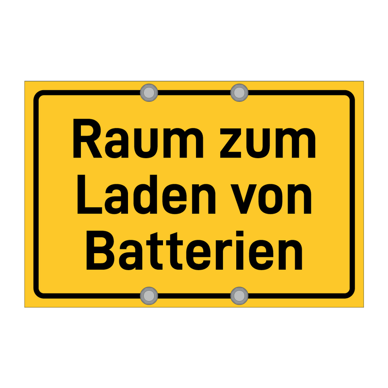 Raum zum Laden von Batterien