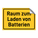 Raum zum Laden von Batterien