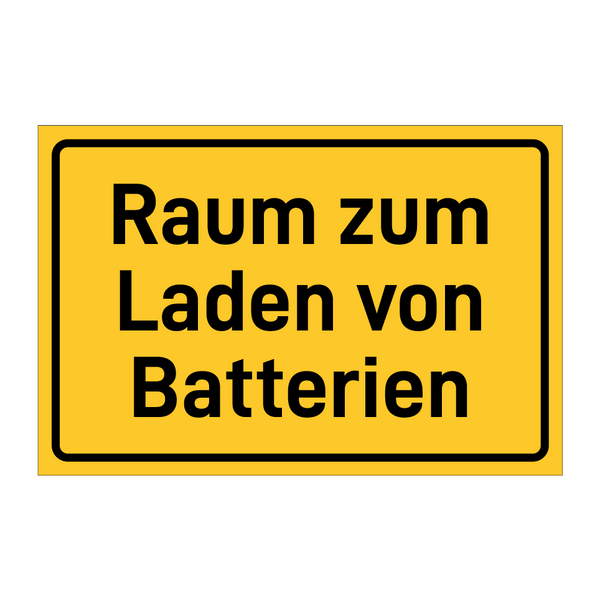 Raum zum Laden von Batterien