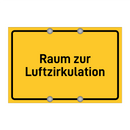 Raum zur Luftzirkulation