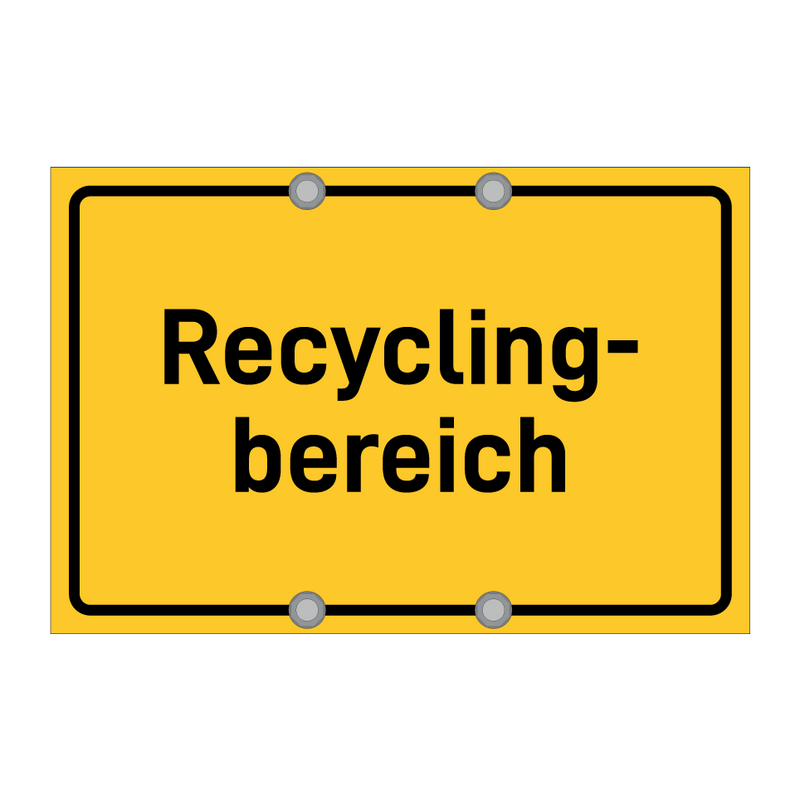 Recycling- bereich
