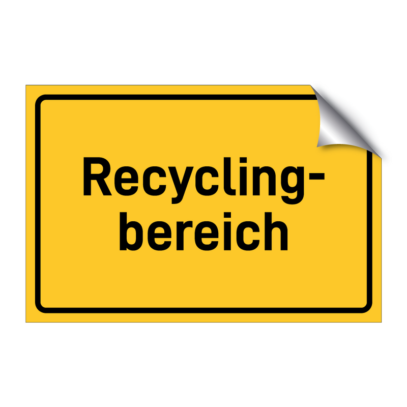 Recycling- bereich