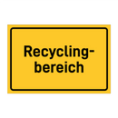 Recycling- bereich