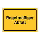 Regelmäßiger Abfall