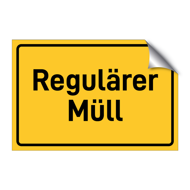Regulärer Müll