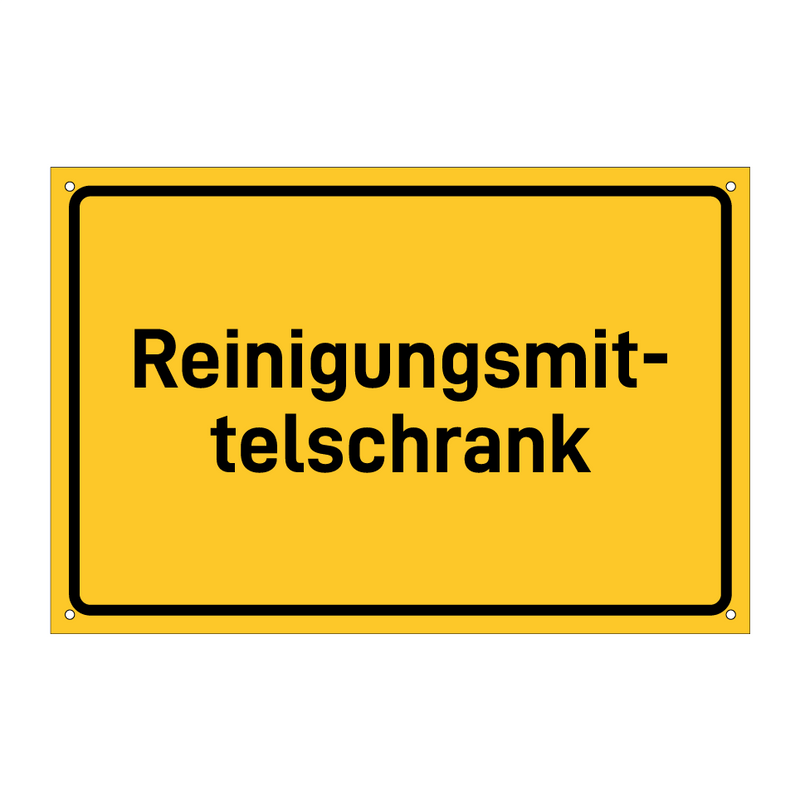 Reinigungsmit- telschrank