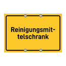 Reinigungsmit- telschrank