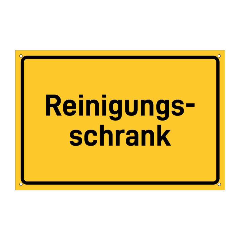Reinigungs- schrank