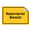 Reservierter Bereich