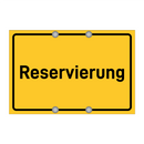 Reservierung