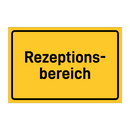 Rezeptions- bereich
