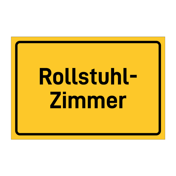 Rollstuhl- Zimmer