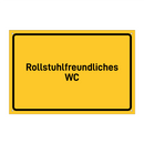 Rollstuhlfreundliches WC