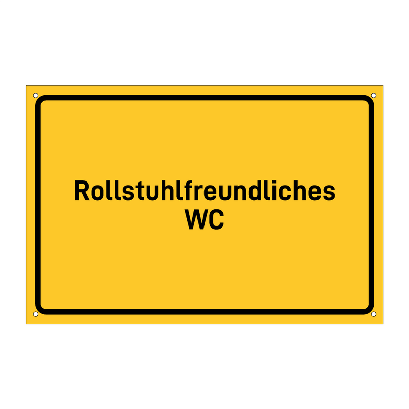 Rollstuhlfreundliches WC