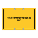 Rollstuhlfreundliches WC