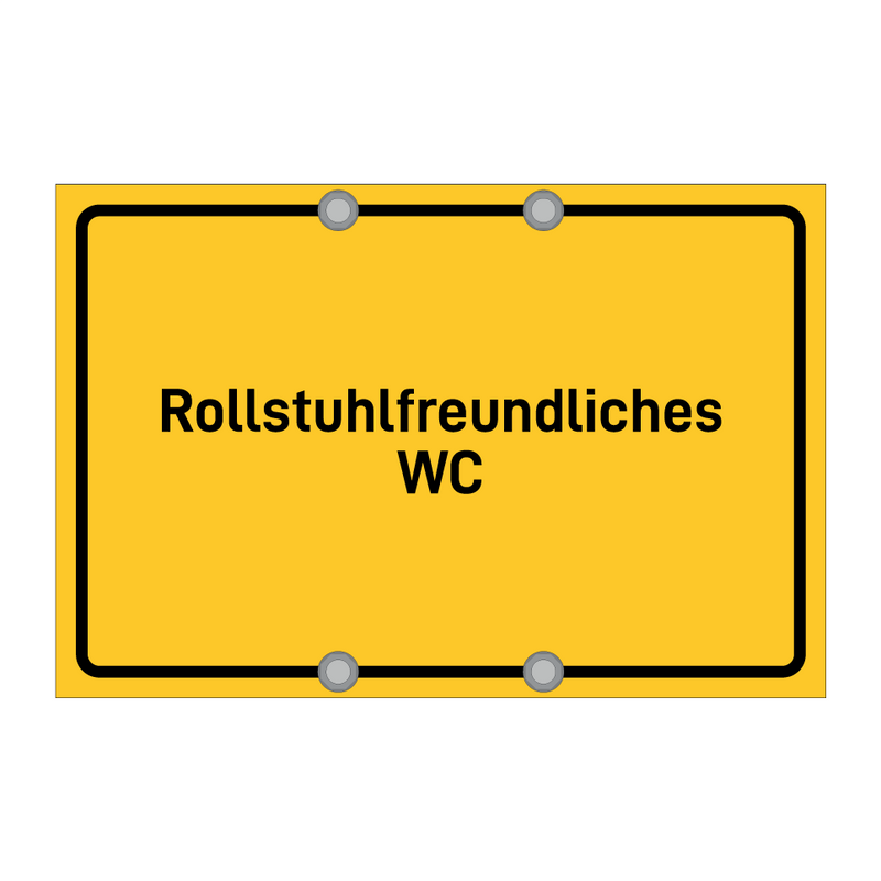 Rollstuhlfreundliches WC