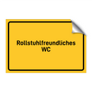 Rollstuhlfreundliches WC