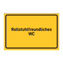 Rollstuhlfreundliches WC