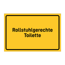 Rollstuhlgerechte Toilette