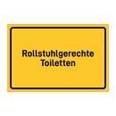 Rollstuhlgerechte Toiletten