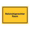 Rollstuhlgerechter Raum