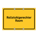 Rollstuhlgerechter Raum