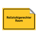 Rollstuhlgerechter Raum