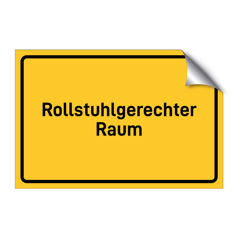 Rollstuhlgerechter Raum