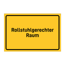 Rollstuhlgerechter Raum