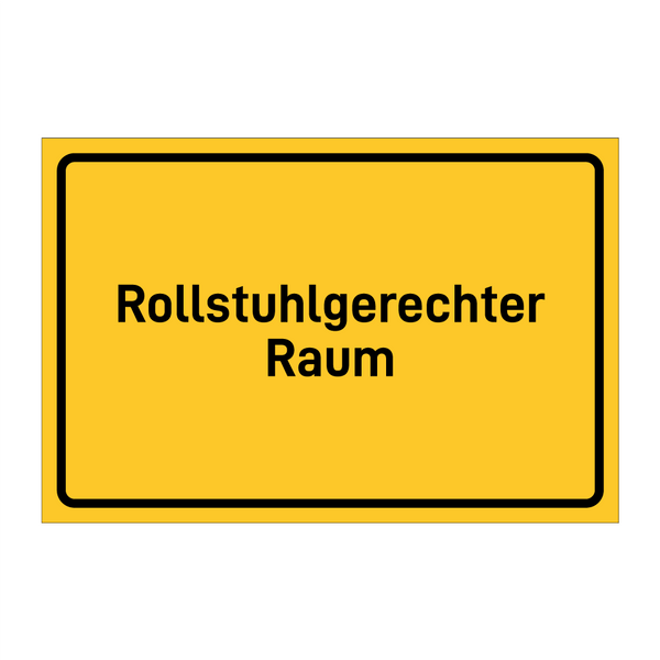 Rollstuhlgerechter Raum
