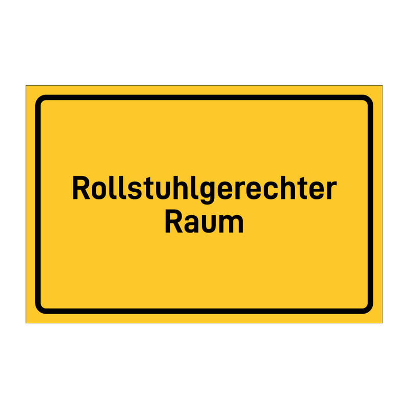 Rollstuhlgerechter Raum