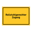 Rollstuhlgerechter Zugang