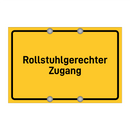 Rollstuhlgerechter Zugang