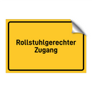 Rollstuhlgerechter Zugang