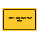 Rollstuhlgerechtes WC
