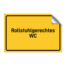 Rollstuhlgerechtes WC