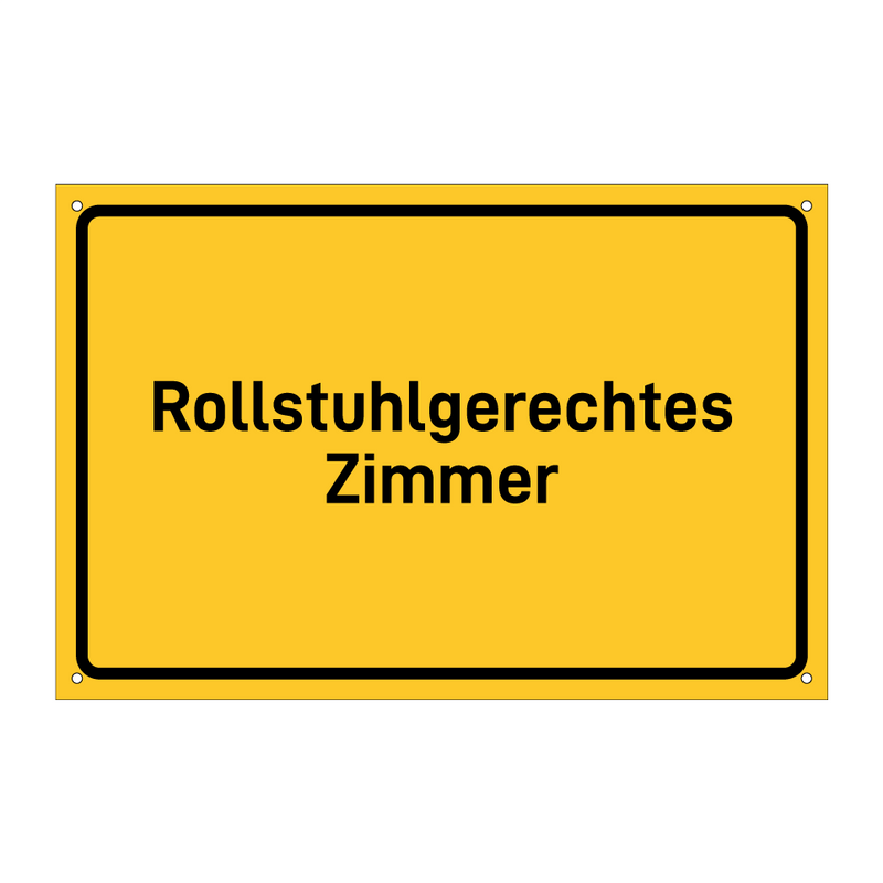 Rollstuhlgerechtes Zimmer