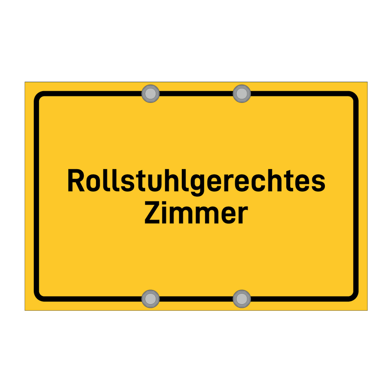 Rollstuhlgerechtes Zimmer