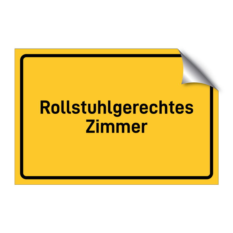 Rollstuhlgerechtes Zimmer