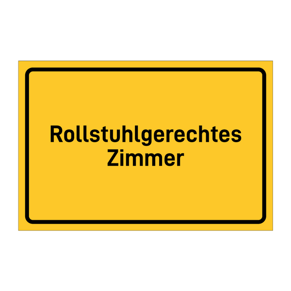 Rollstuhlgerechtes Zimmer