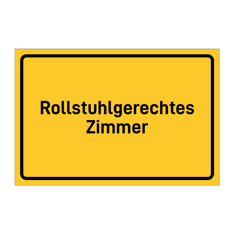 Rollstuhlgerechtes Zimmer