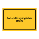 Rollstuhlzugänglicher Raum